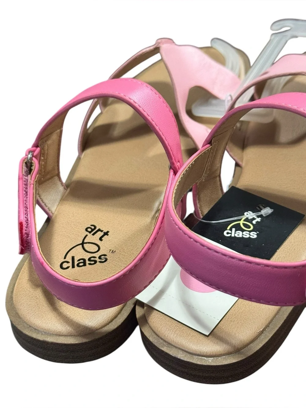 Art Class Sandals Girls Pink Ankle Strap Sz 4 NWT
